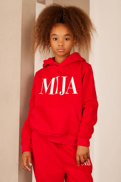 Fashion nova red clearance hoodie