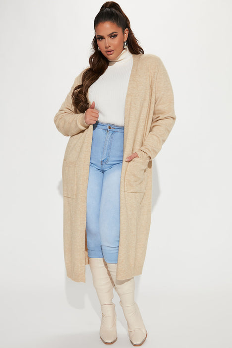 Long cardigan hotsell fashion nova