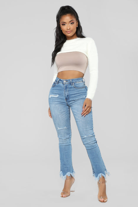 Fashion nova crop sweater discount