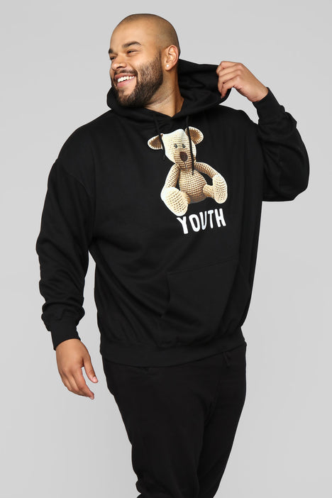 Fashion nova online bear hoodie