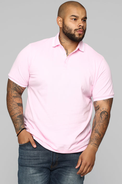 Wilson Short Sleeve Polo Pink