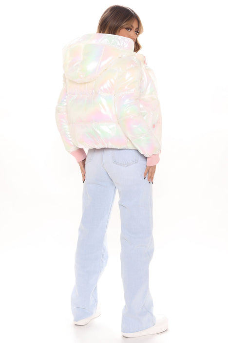 Holographic jacket clearance fashion nova
