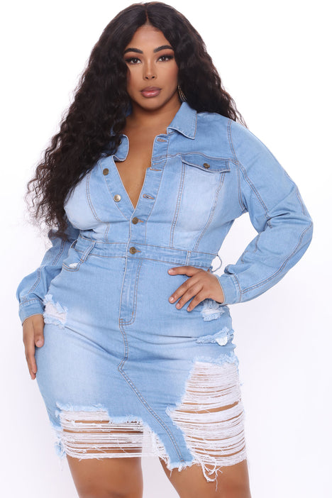 Denim dress size 20 online