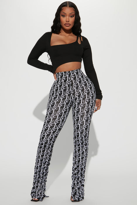 Stacked leggings shop fashion nova