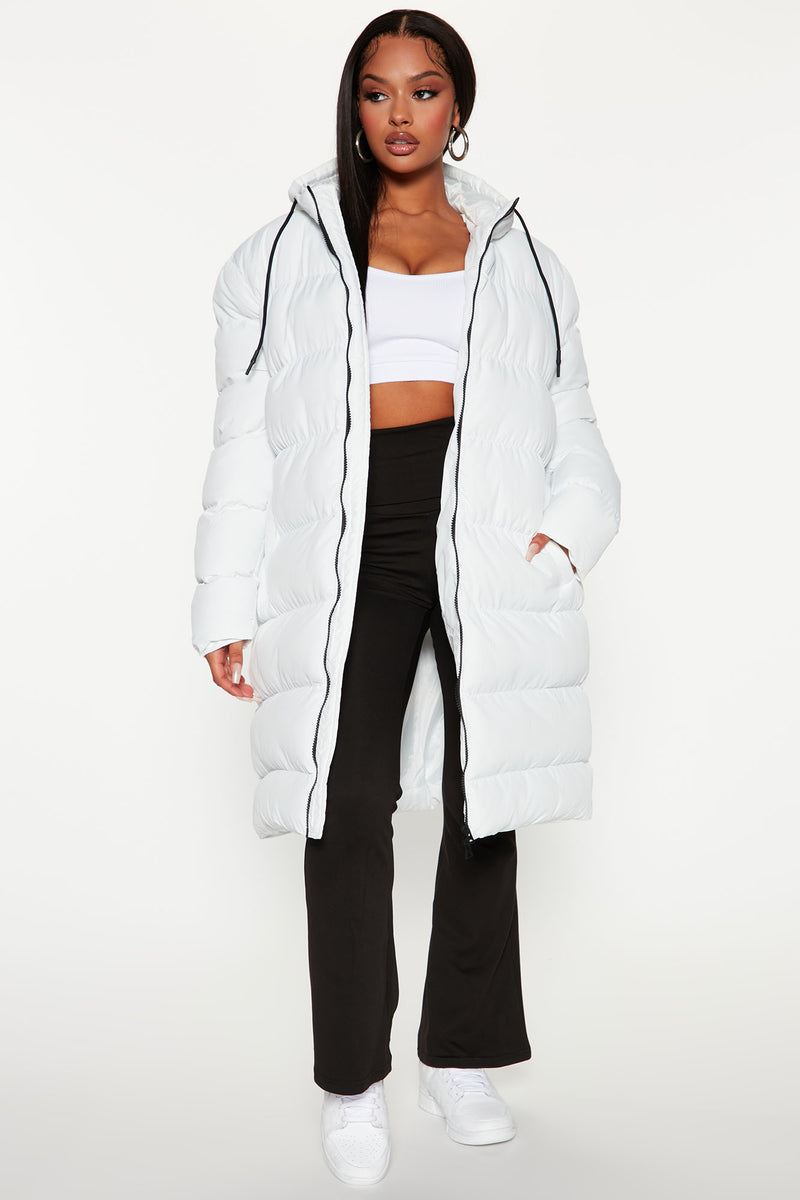 Her Jaden Puffer Jacket - White | Fashion Nova, Jackets | Fashion Nova