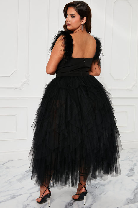 Camilla Tulle Maxi Dress Black Fashion Nova Dresses Fashion