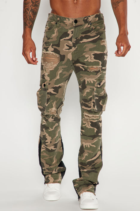 Army fatigue deals skinny jeans mens