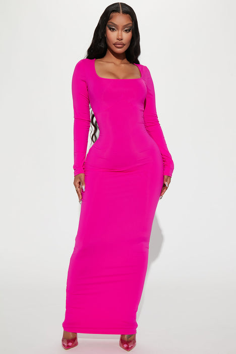 Noelle Maxi Dress Fuchsia Fashion Nova Dresses Fashion Nova