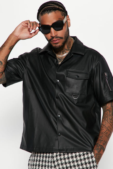 short sleeve button