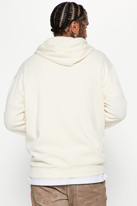 Tyson Vintage Wash Hoodie Off White