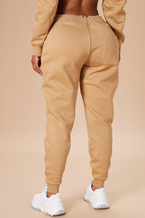 Stole Your Boyfriend s Oversized Jogger Nude Fashion Nova