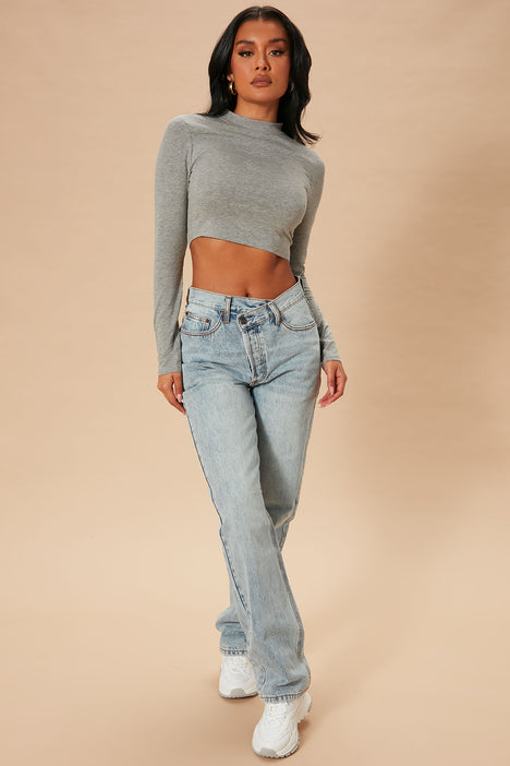 Fashion nova straight leg jeans clearance