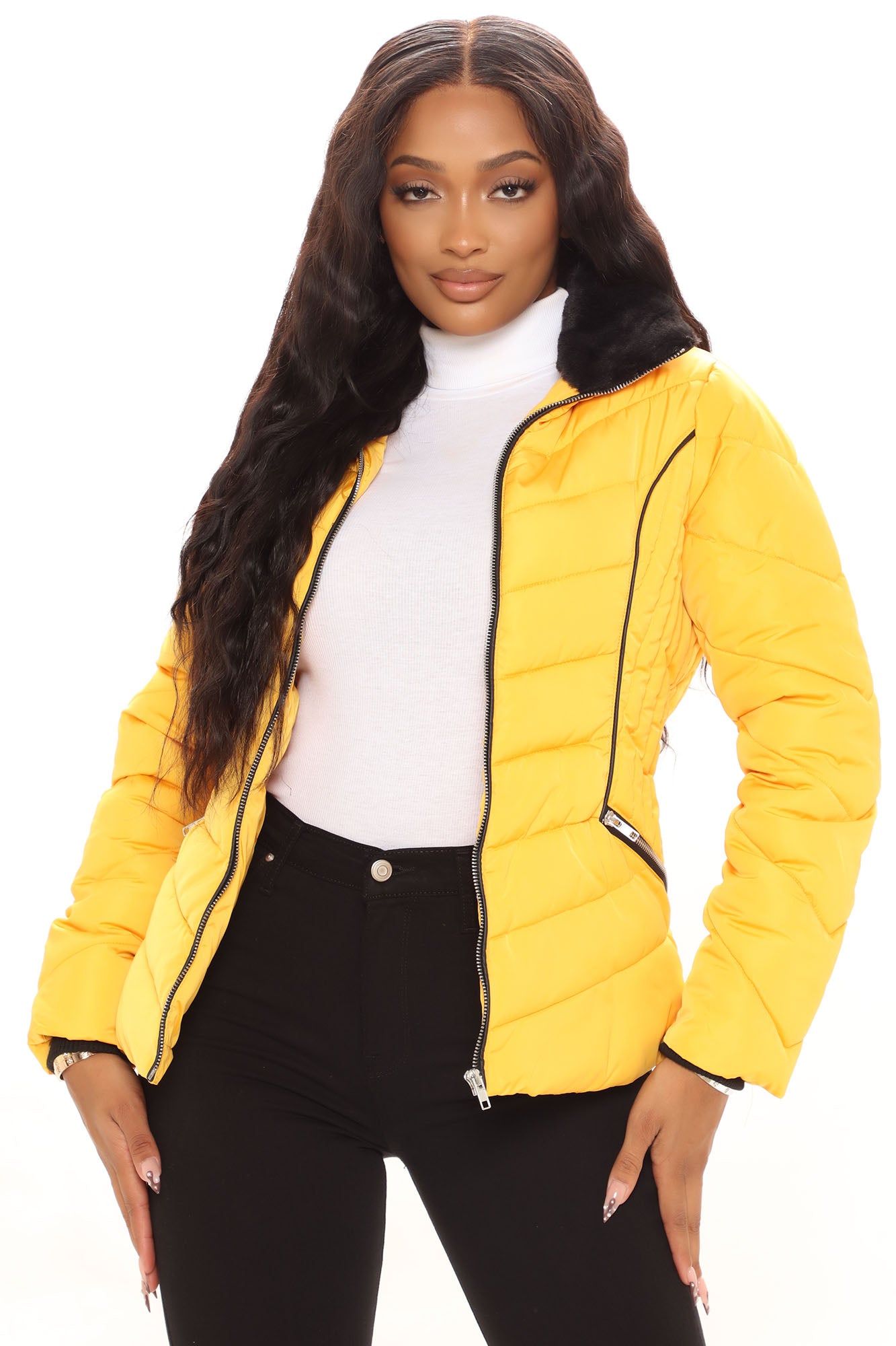 Trips To Aspen Puffer Jacket Mustard Fashion Nova Jackets