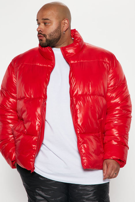 Bubble hotsell jacket red