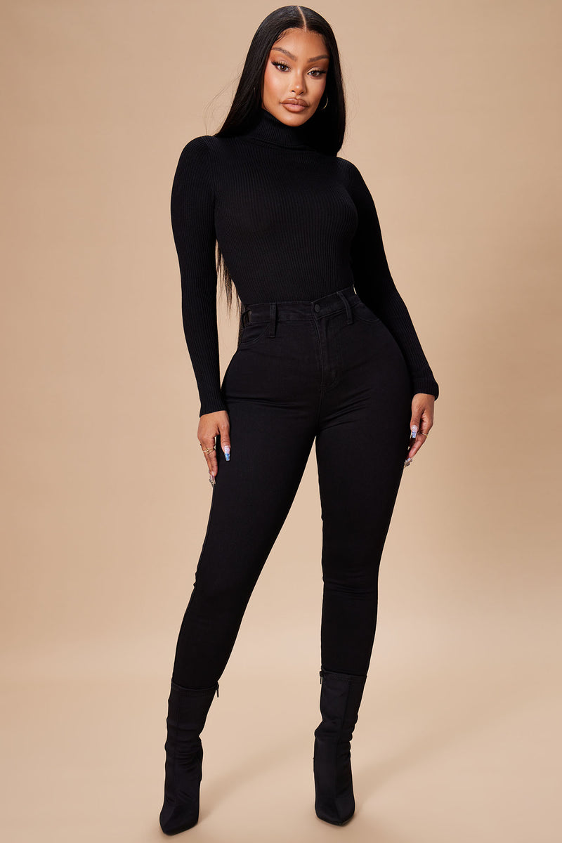 Tara Turtle Neck Sweater - Black | Fashion Nova, Sweaters | Fashion Nova