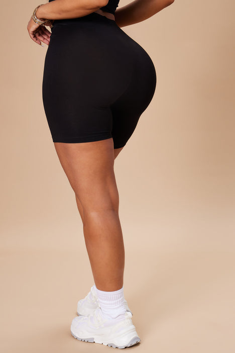 Natalee Biker Shorts - Black, Fashion Nova, Shorts