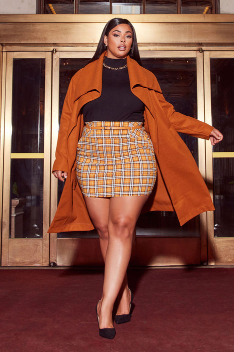 Plaid mini sale skirt fashion nova