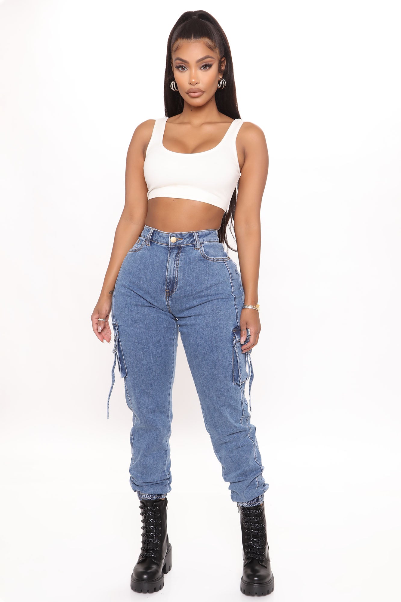 Fashion nova jogger jeans cheap
