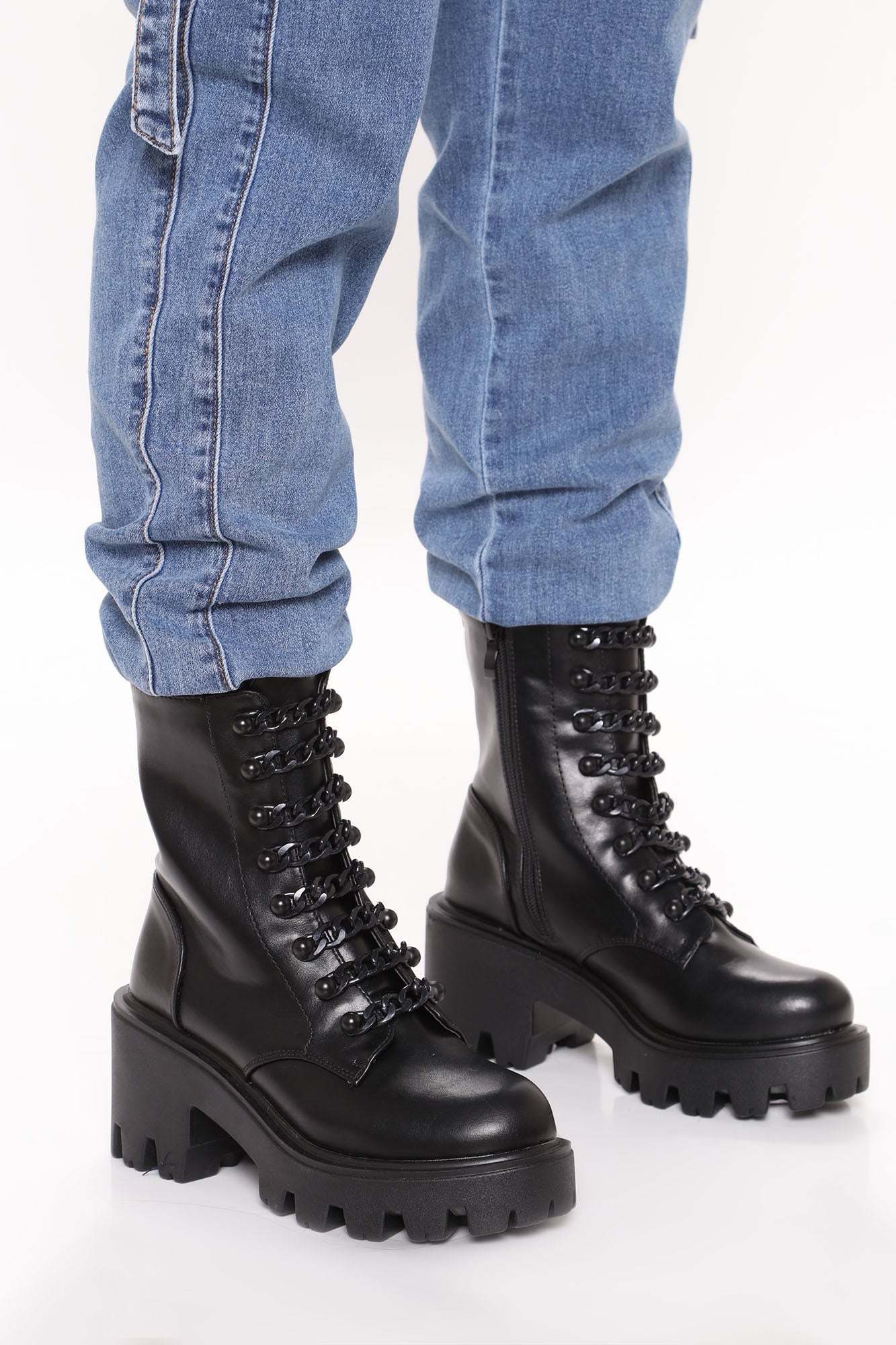 Combat boots fashion nova store