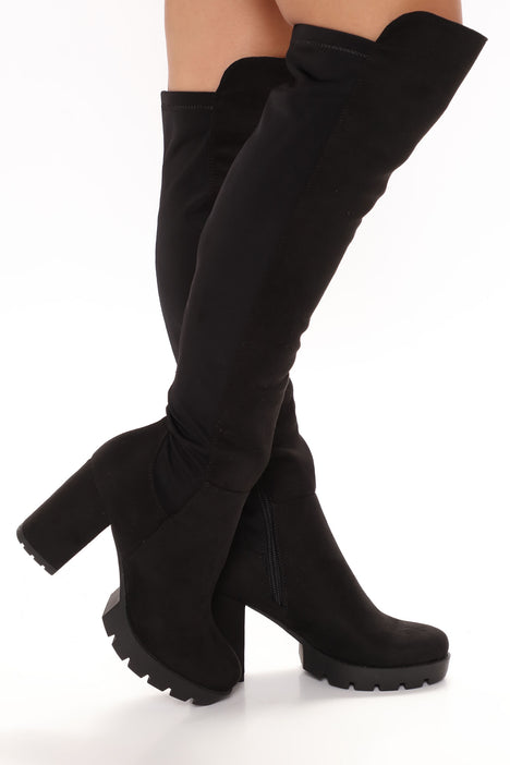 Fashion nova long boots outlet
