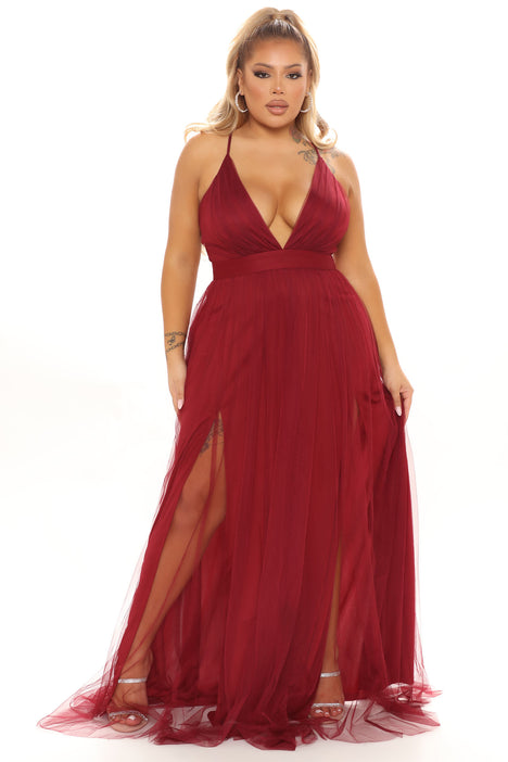 Fashion nova plus sales size evening gowns