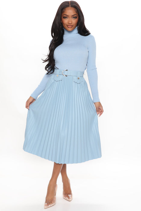 Mariska faux leather midi skirt clearance
