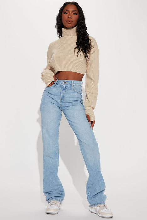 Tall Can't You Relax Straight Leg Jeans - Light Wash