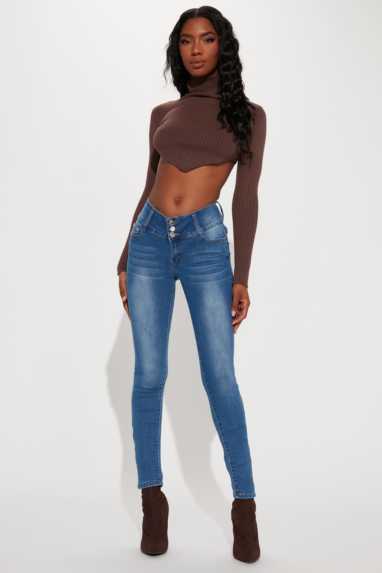 Tall Keeping Secrets Booty Lifting Jeans - Medium Blue Wash, Fashion Nova,  Jeans