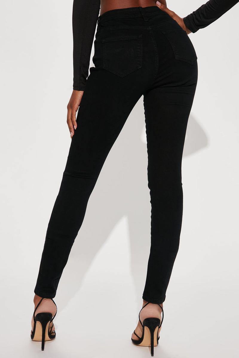 Tall Classic Mid Rise Skinny Jeans - Black | Fashion Nova, Jeans ...