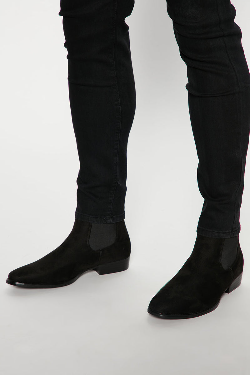 On The Go Chelsea Boots - Black | Fashion Nova, Mens Shoes | Fashion Nova