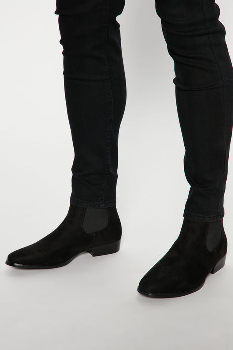 On The Go Chelsea Boots Black Fashion Nova Mens Shoes