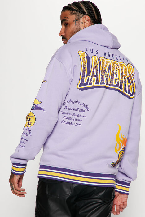 purple lakers sweater