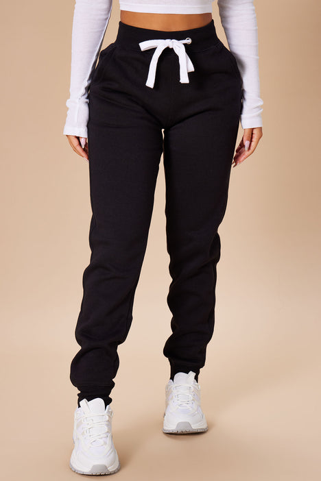 Relaxed Vibe Joggers - Black, Fashion Nova, Pants