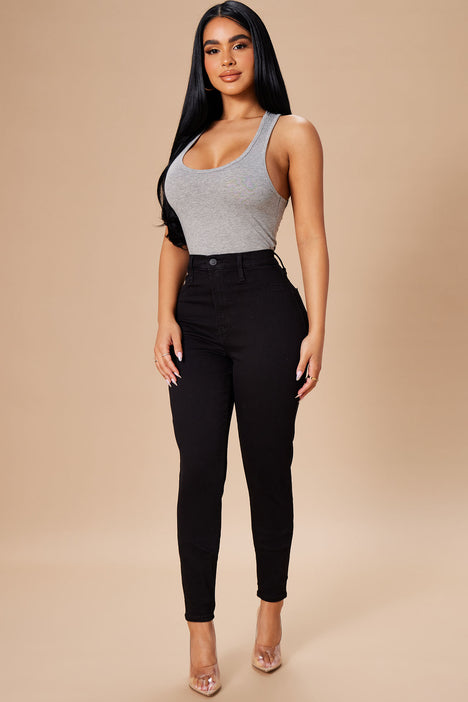 Fashion nova super sales high waisted jeans