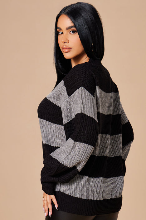 Striped sales fall sweater