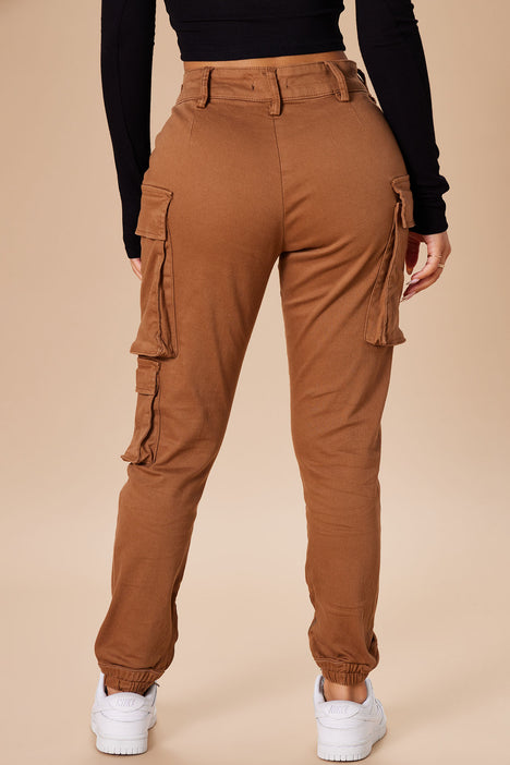 Kalley cargo pants tan outlet