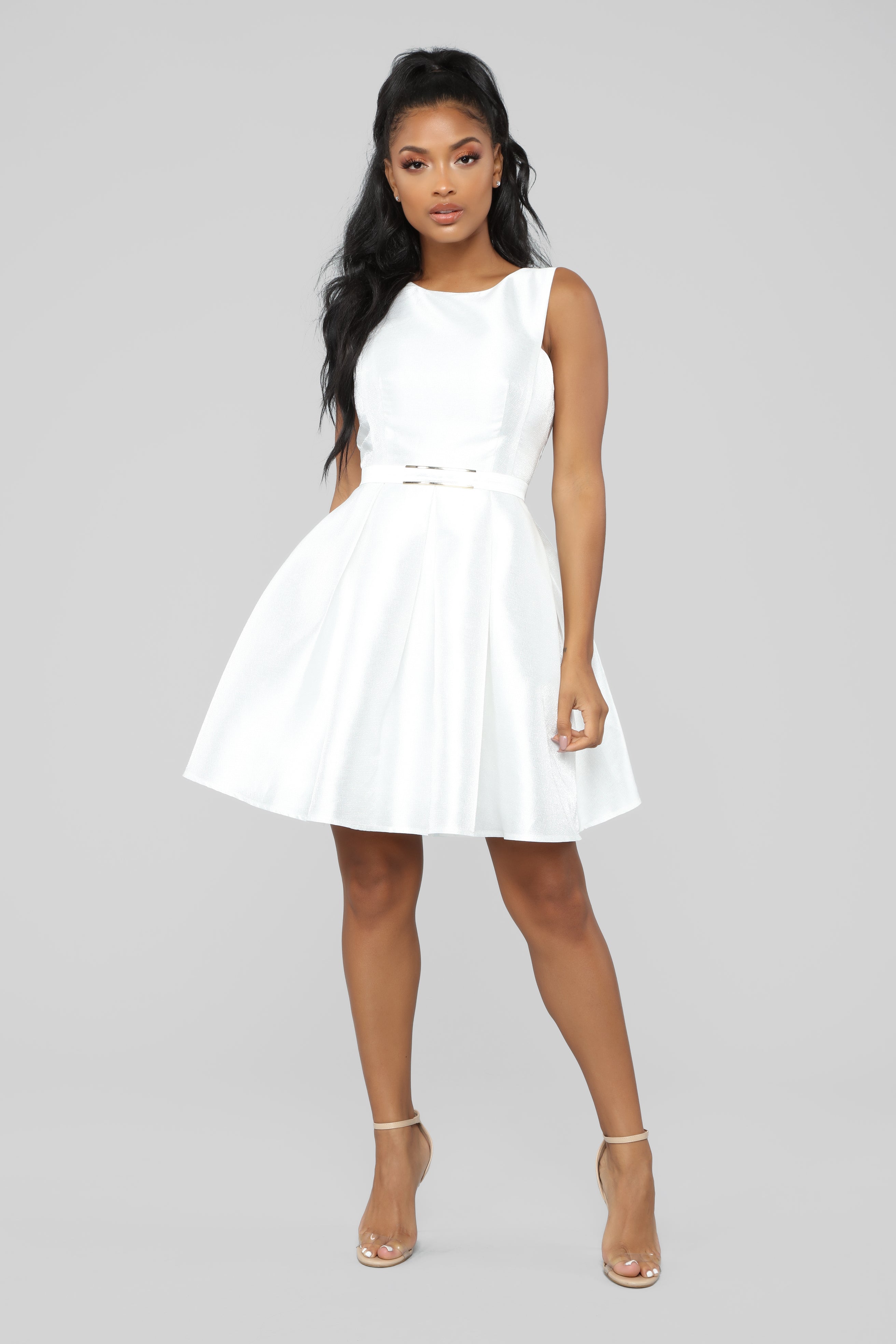 Sandra d fit on sale and flare dress