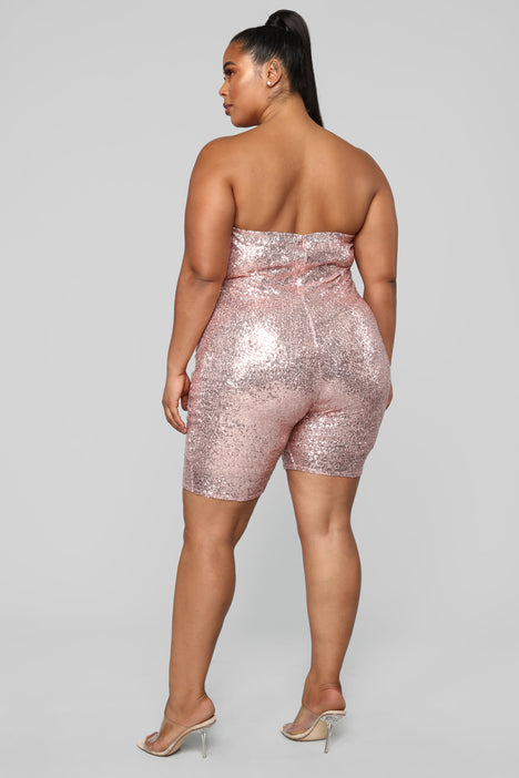 Fashion nova birthday online bash sequin romper