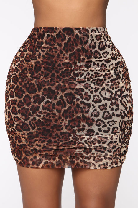 All I Need Leopard Skirt Leopard
