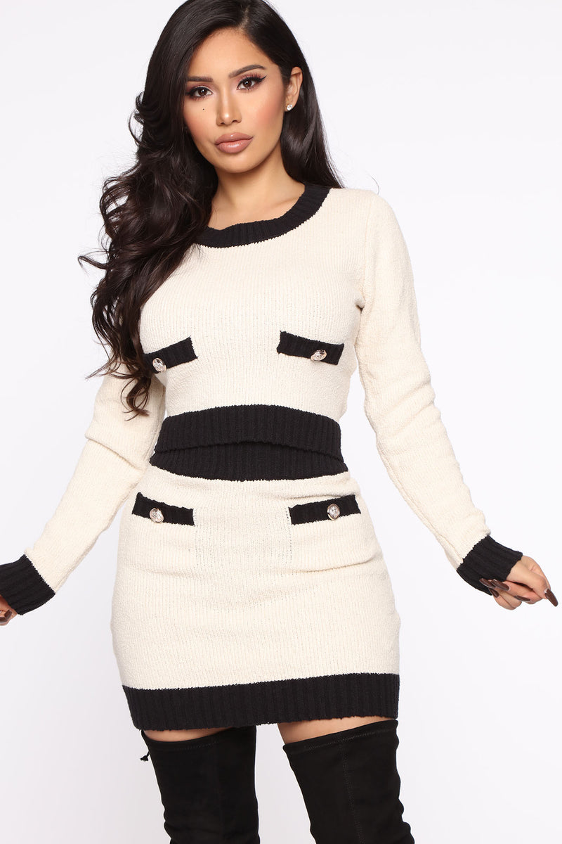 Here For The Tea Sweater Set - Ivory | Fashion Nova, Matching Sets ...
