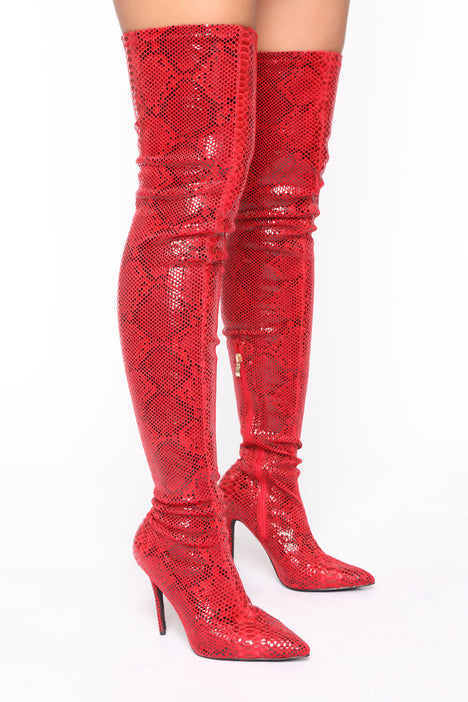 Fashion nova snakeskin booties sale