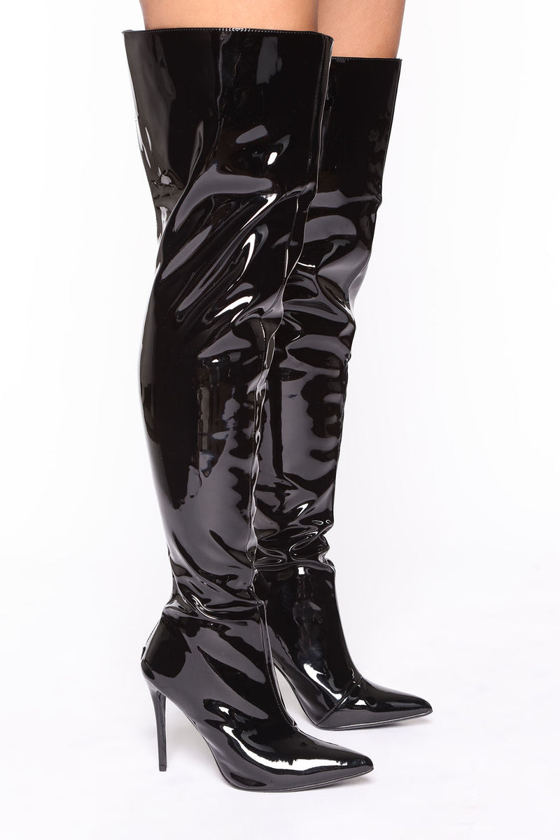 Show It Off Heeled Boots - Black | Fashion Nova, Shoes | Fashion Nova