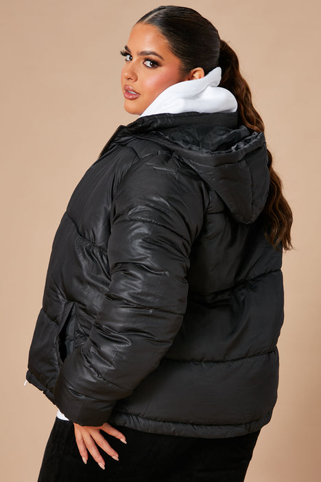 Don t Rain On My Puffer Jacket Black