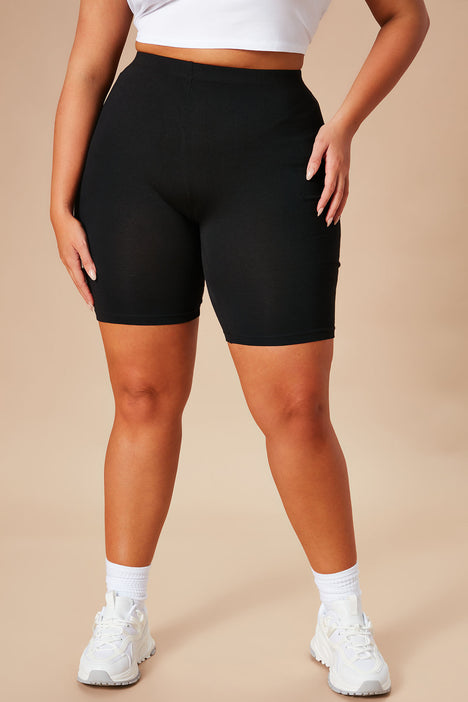 Plus size online biker short outfits