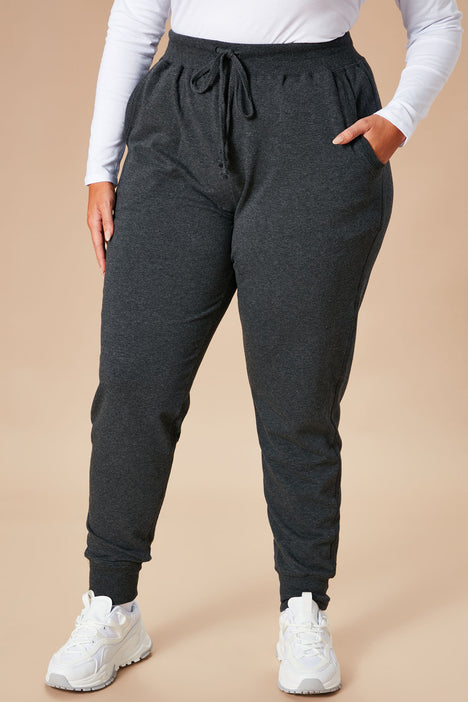 Plus size hotsell french terry joggers