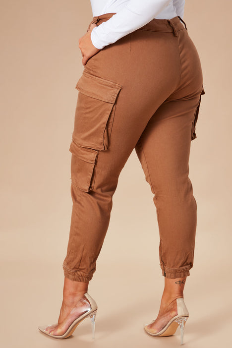 Kalley cargo pants outlet tan