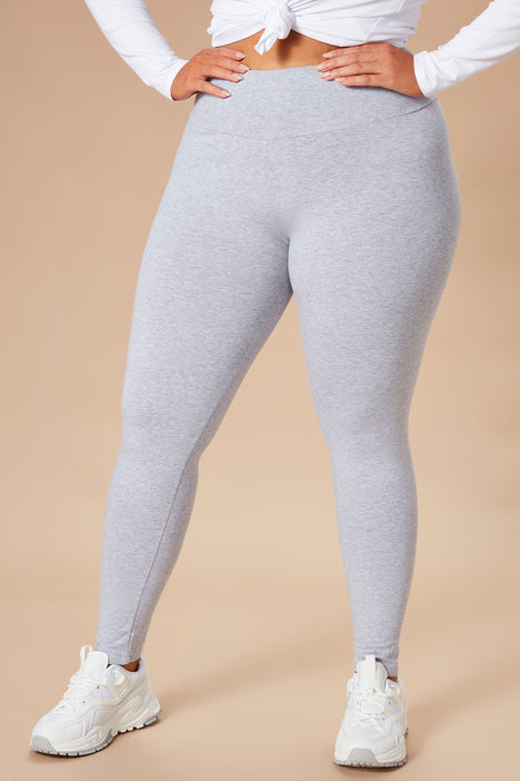 Grey leggings fashion nova clearance