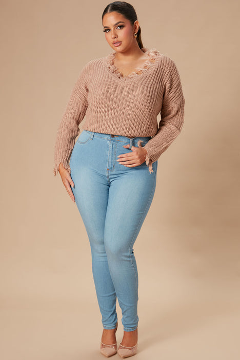 Fashion nova plus size high waisted jeans 2025