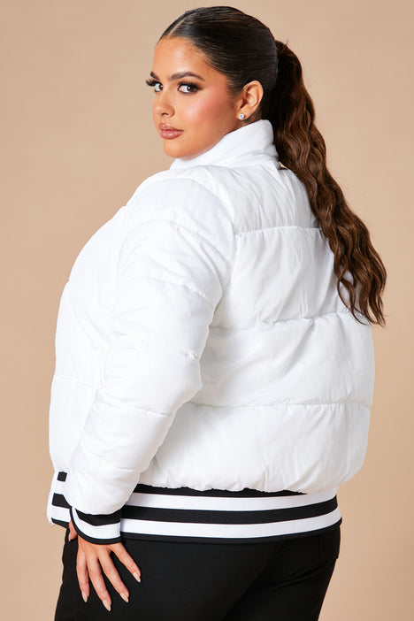 White jacket size 22 top