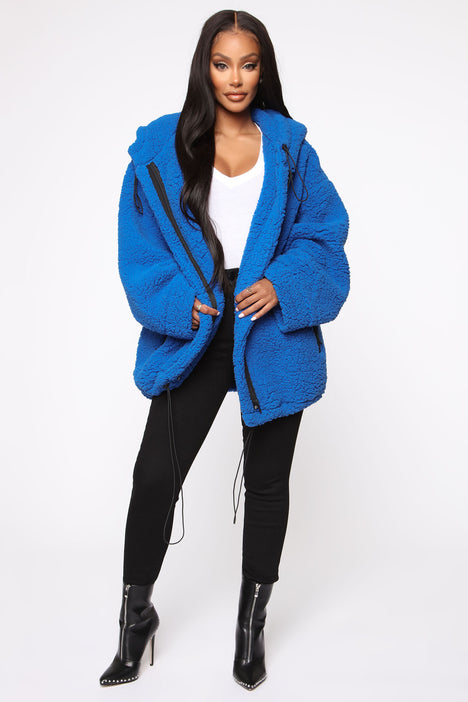 Blue teddy outlet bear jacket